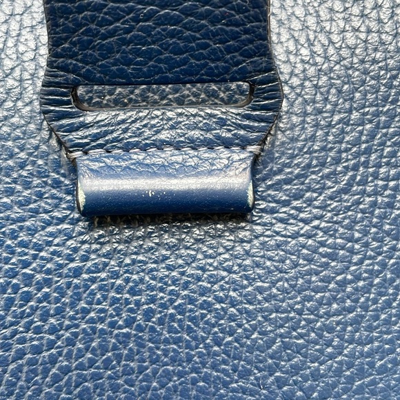 Senreve Doctor Bag in Dark Blue Italian Leather - Picture 7 of 16